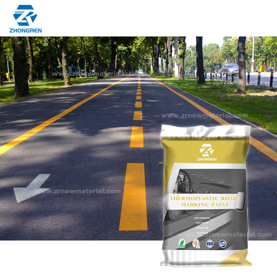 High Adhesion Thermoplastic Road Paint Quick Drying Highway Yellow Paint