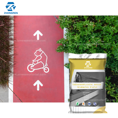 Customized Color Thermoplastic Traffic Paint Drop On Mix High Reflectivity