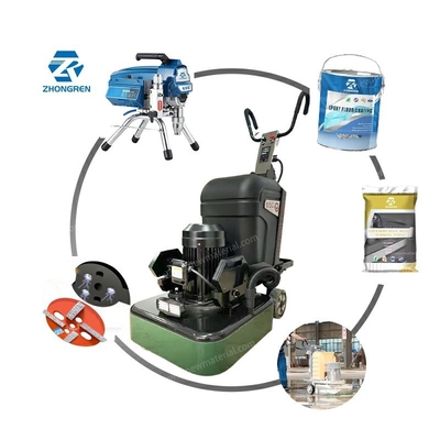 4 Heads Cement Floor Grinder 380V 650mm High Precision Easy Control