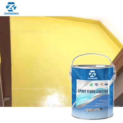 OEM Blue Green Colorful Floor Epoxy Paint For Parking Lots  Eviromental Friendly