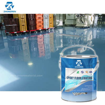 OEM Blue Green Colorful Floor Epoxy Paint For Parking Lots  Eviromental Friendly