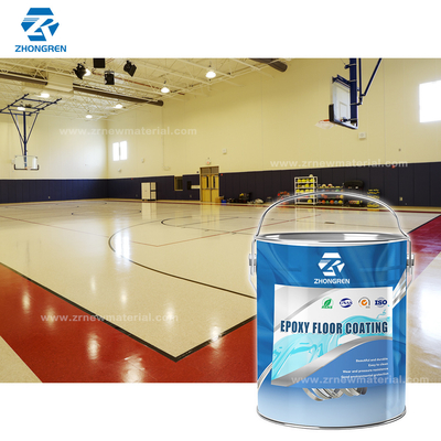 OEM Blue Green Colorful Floor Epoxy Paint For Parking Lots  Eviromental Friendly
