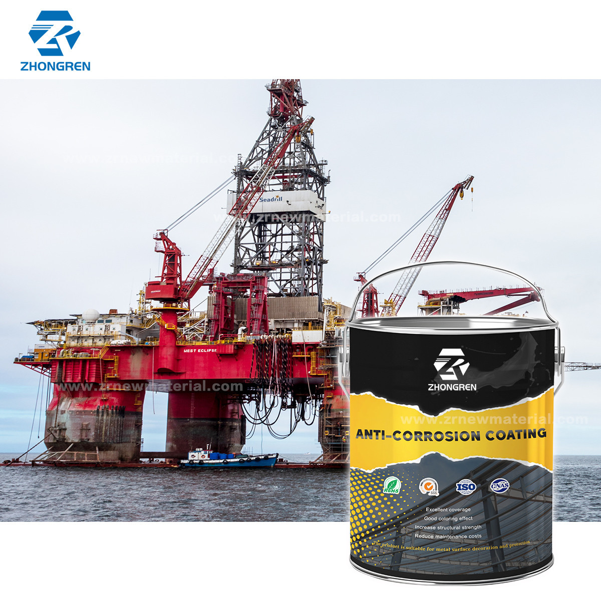 Anti Rust Epoxy Anti-Rust Epoxy Paint for Steel Structures & Pipelines